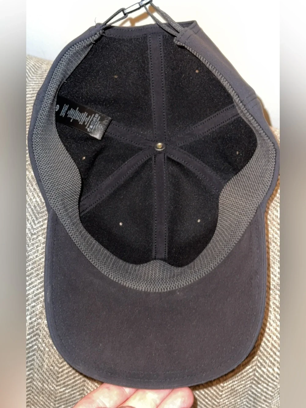 Lululemon Black Structured Classic Ball Cap Hat One Size